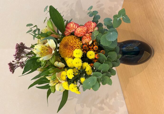 令和5年10月フラワーアレンジメント①