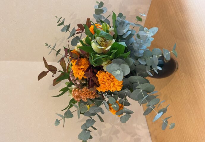 令和5年11月フラワーアレンジメント①