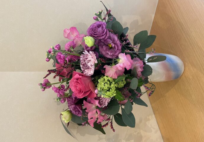 令和6年2月フラワーアレンジメント①