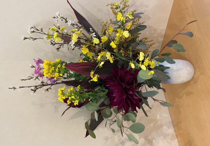令和6年2月フラワーアレンジメント③