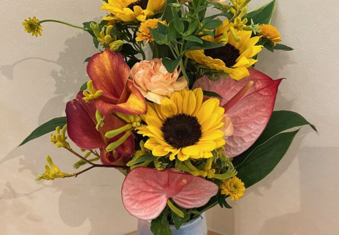 令和6年7月フラワーアレンジメント①
