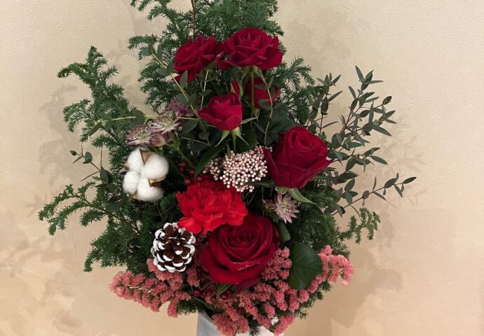 令和6年12月フラワーアレンジメント③