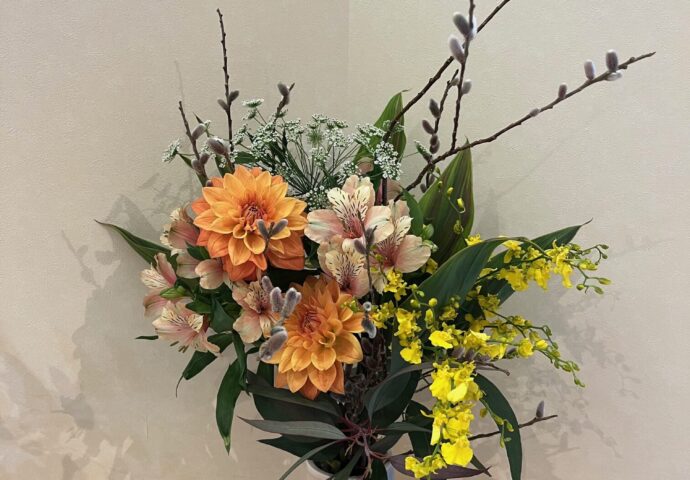 令和7年1月フラワーアレンジメント④