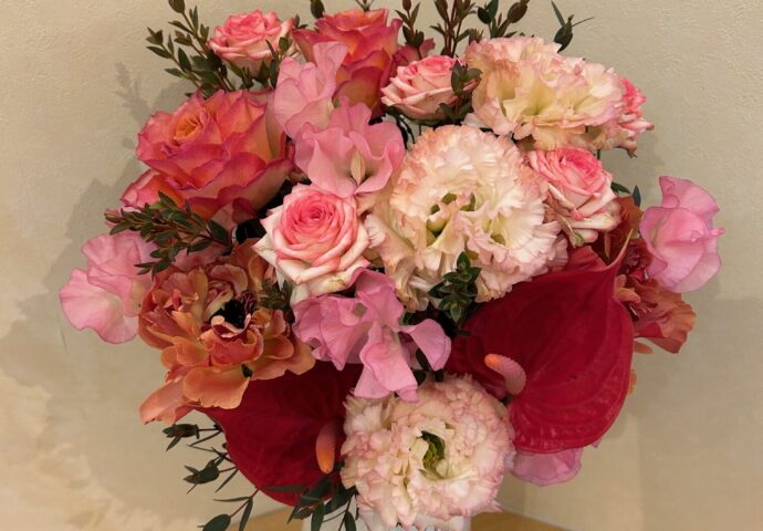 令和7年2月フラワーアレンジメント④