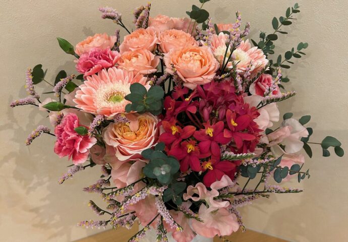 令和7年3月フラワーアレンジメント①