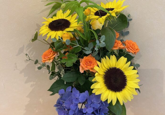 令和7年8月フラワーアレンジメント③