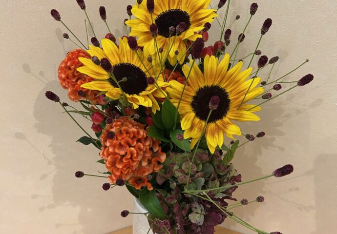 令和7年9月フラワーアレンジメント⑤