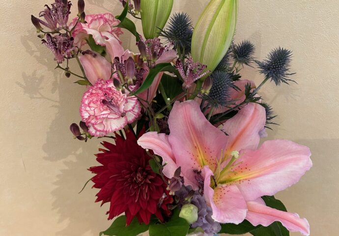 令和7年10月フラワーアレンジメント②