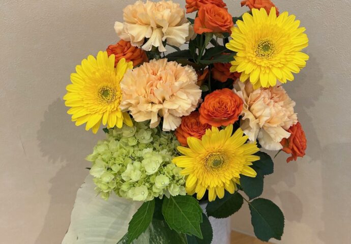 令和7年10月フラワーアレンジメント④
