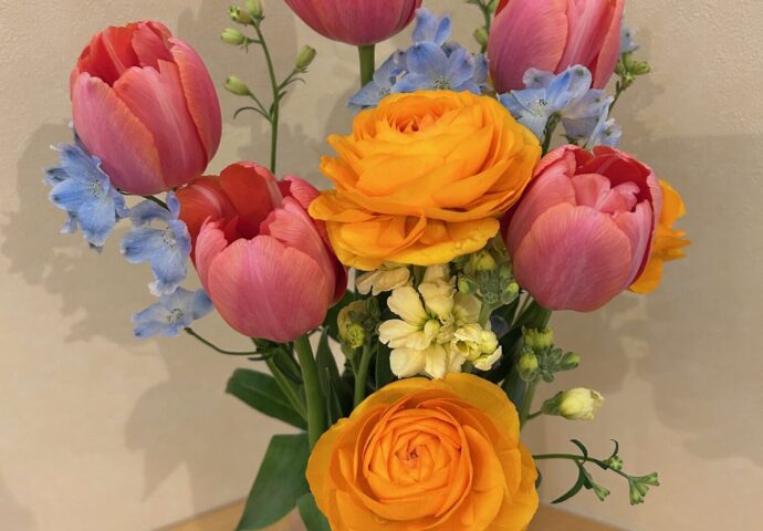 令和8年2月フラワーアレンジメント①