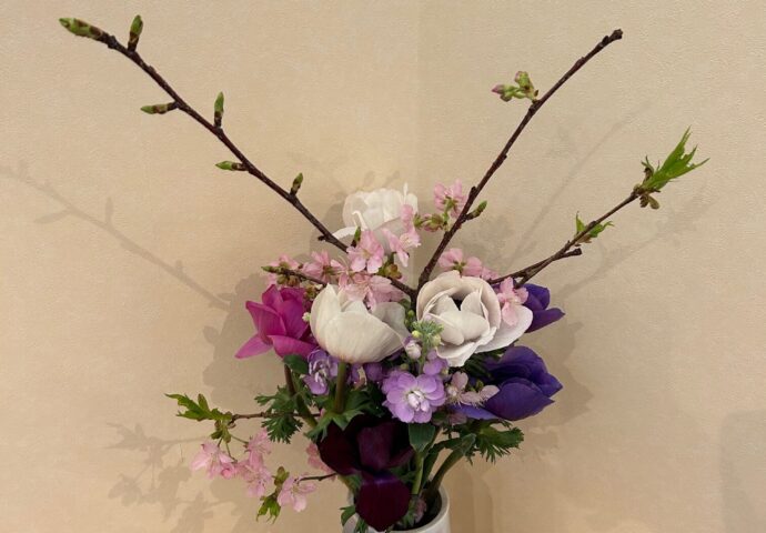 令和8年2月フラワーアレンジメント③